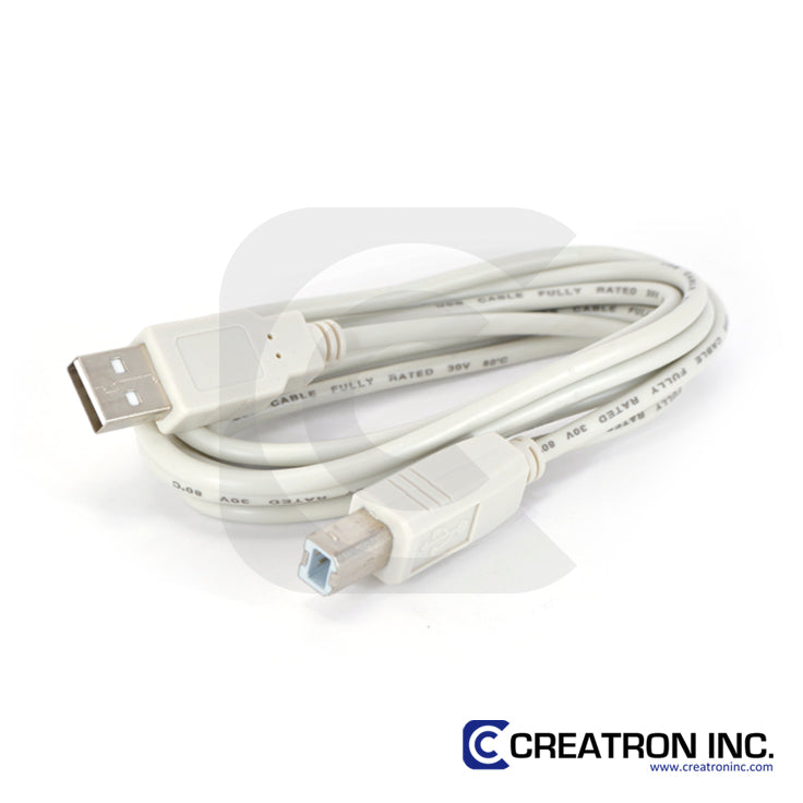 USB (B) Cable (6ft) USB (B) Cable (6ft)
